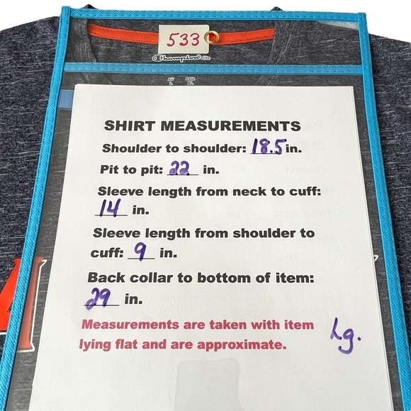 Champion Elite Auburn Tigers Heather Blue & Orange T-shirt Size Large - Picture 8 of 9